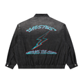 Caestus "Neon Thunder" Denim Jacket